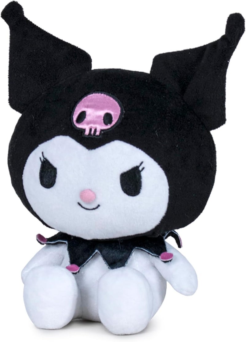 Hello Kitty Sanrio Hello Kitty and Friends Kuromi Small Plush Toy (20 cm, Black/White) - Image 2
